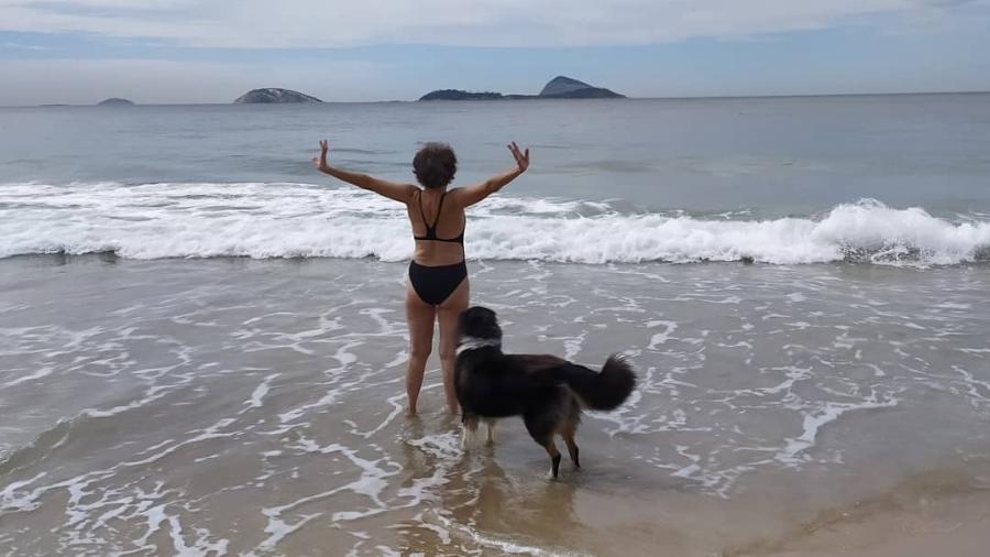 Betty Faria mostrou passeio na praia - Reprodução/Instagram @bettyfaria