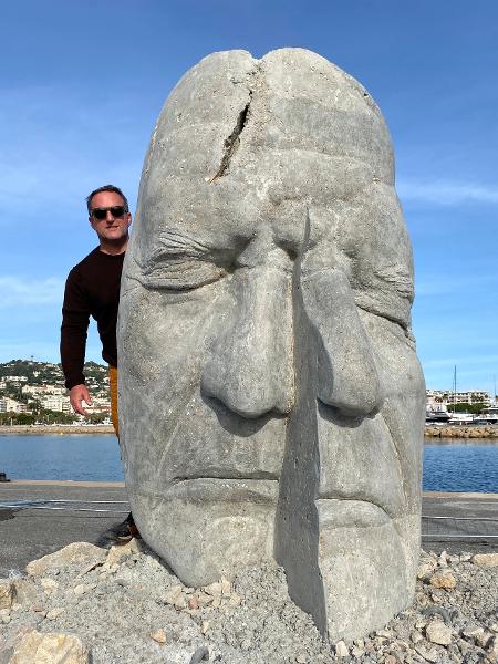 Resultado do molde ainda fora da água - Divulgação - Divulgação