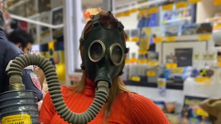 Deborah Albuquerque, do "Power Couple", em Chernobyl (Ucrânia) - Divulgação