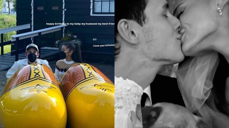 Ariana Grande parabeniza o marido em aniversário - Reprodução/Instagram