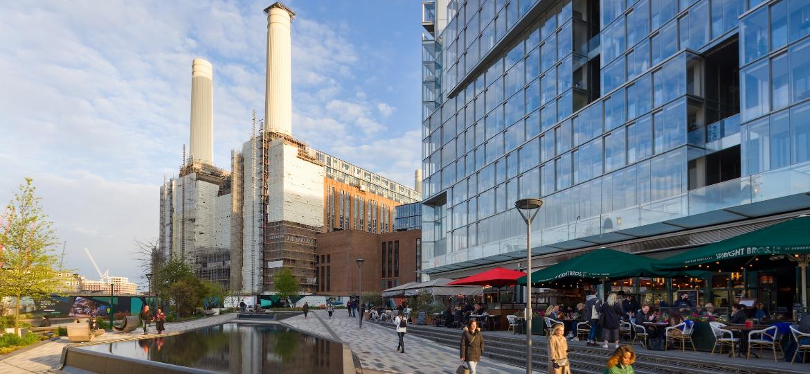 Reconhece este lugar? Esta é parte da nova Battersea Power Station, local icônico de Londres - Brendan Bell