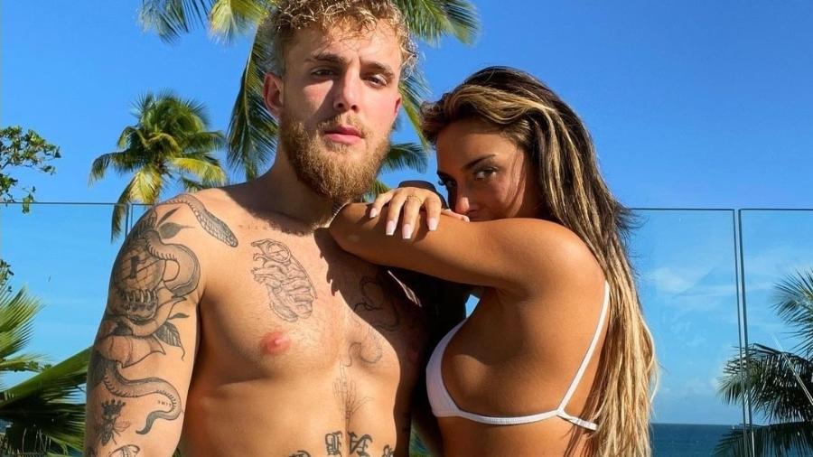 Youtuber Jake Paul e a namorada influencer Julia Rose - Reprodução/Instagram