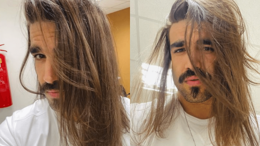 Caio Castro surpreende ao mostrar comprimento do cabelo - Instagram