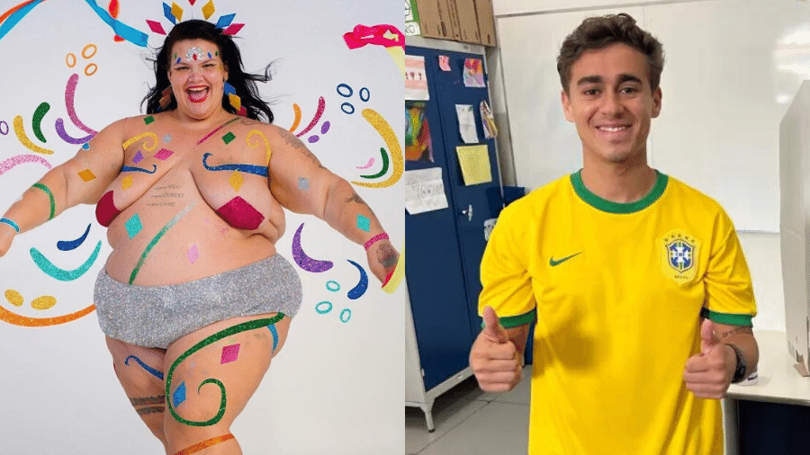 Thaís Carla vai pedir indenização de R$ 52 mil após Nikolas Ferreira fazer comentário gordofóbico - Reprodução/Instagram