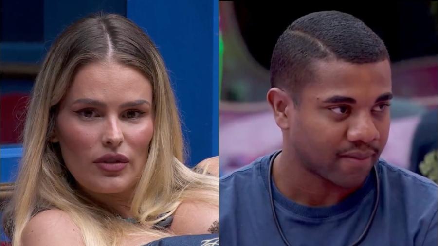 BBB 24: Yasmin e Davi foram destaques da madrugada