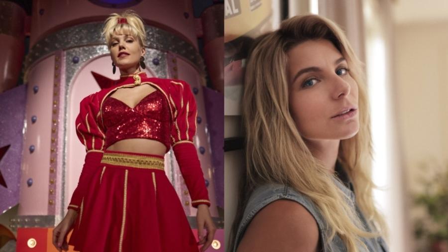 Xuxa (Pâmela Tomé) e Adriane Galisteu (Julia Foti) em "Senna" - Guilherme Leporace/Netflix