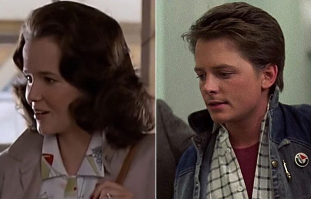 Lea Thompson e Michael J. Fox em cena no filme "De Volta Para o Futuro" (1984) - Divulgação
