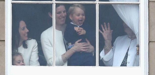 Maria Teresa com o príncipe George - Getty Images - Getty Images