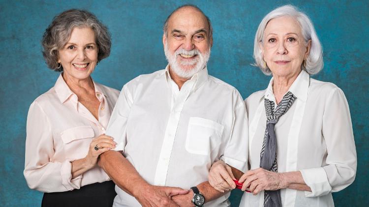 Lima Duarte, Fernanda Montenegro, Irene Ravache - Paulo Belote/Globo - Paulo Belote/Globo