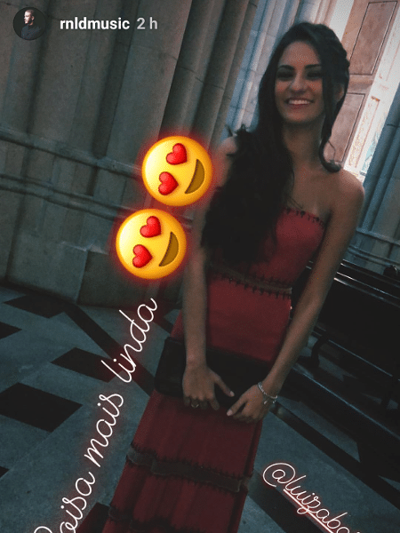 Ronald elogia a namorada no Instagram - Reprodução/Instagram/rnldmusic - Reprodução/Instagram/rnldmusic