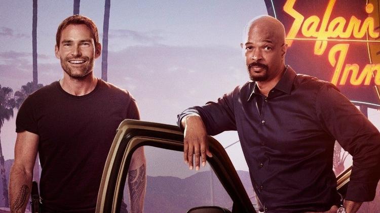 Seann William Scott e Damon Wayans em imagem promocional da terceira temporada de "Máquina Mortífera" - Divulgação - Divulgação