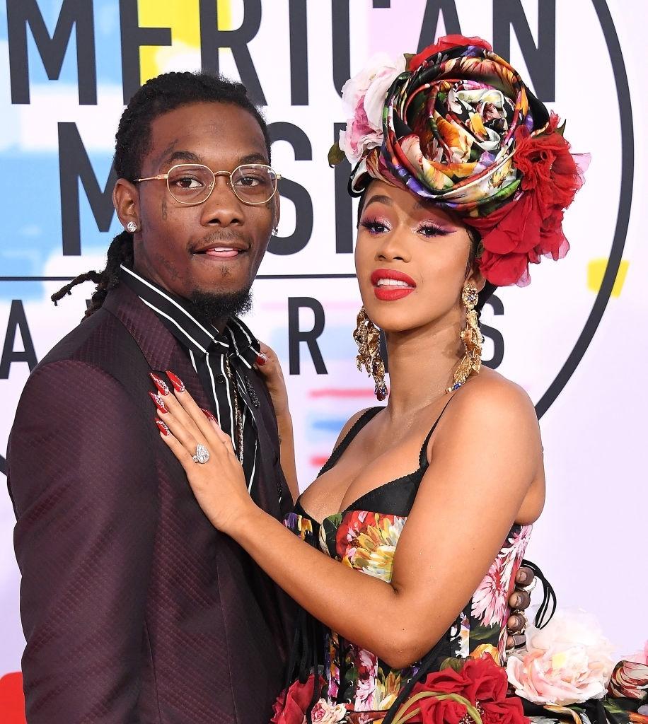 Offset e Cardi B tiveram um filho juntos há alguns meses - Getty Images