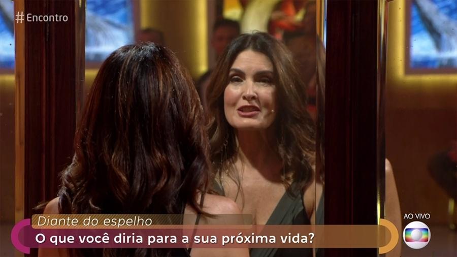 Fátima Bernardes conta o que diria para sua próxima vida no "Encontro" - Reprodução/Globo