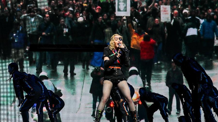 Madonna faz show em Nova York em Pride Island - Jeenah Moon/Reuters