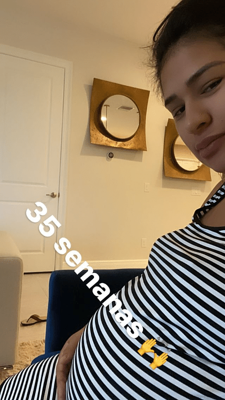 Simone completou 35 semanas de gestação - Reprodução/Instagram - Reprodução/Instagram