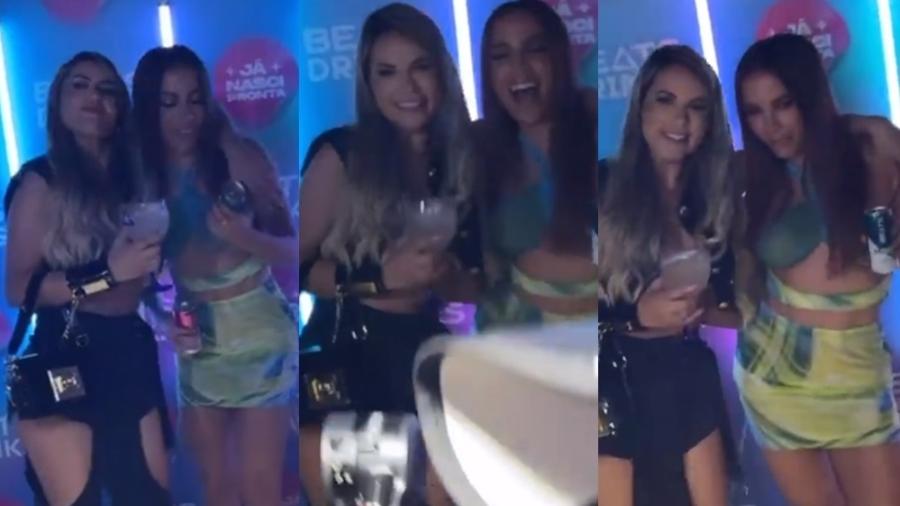 Deolane Bezerra posa ao lado de Anitta em festa - Reprodução/Instagram