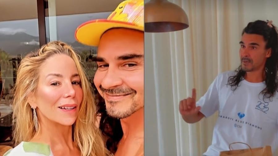 André Gonçalves e Danielle Winits se separaram pouco antes do ator entrar em A Fazenda - Reprodução/Instagram