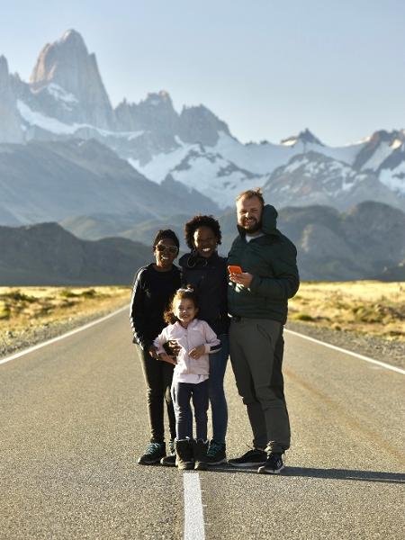 Na Estrada - Genro levou a sogra até o 'fim do mundo', no Ushuaia - Arquivo pessoal - Arquivo pessoal