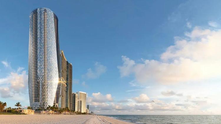 Bentley Residences está sendo construído em Miami, nos EUA