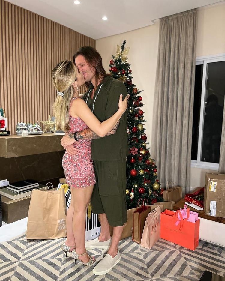 Dado Dolabella e Wanessa em noite de Natal