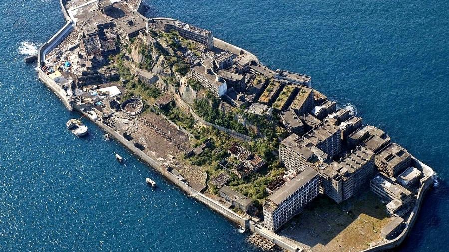 Ilha de Hashima, no Japão Ilha de Hashima, no Japão