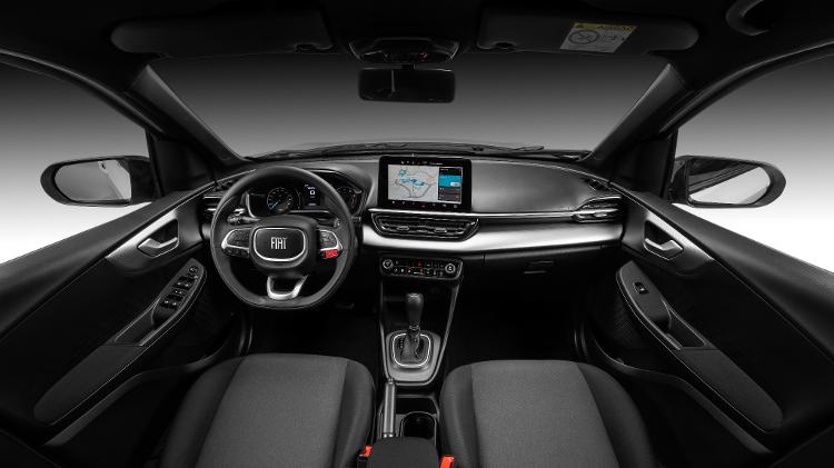 Versões Audace (foto) e Drive trazem acabamento escurecido na cabine na linha 2026 Versões Audace (foto) e Drive trazem acabamento escurecido na cabine na linha 2026