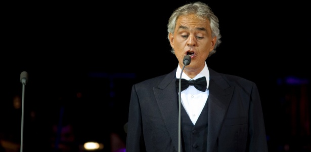 22.ago.2015 - O tenor Andrea Bocelli durante Starlite Festival em Marbella, na Espanha - Getty Images