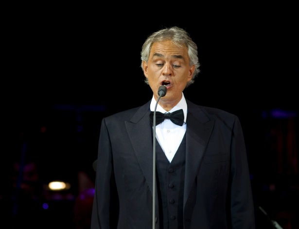 22.ago.2015 - Bocelli se apresenta durante Starlite Festival em Marbella, na Espanha - Getty Images