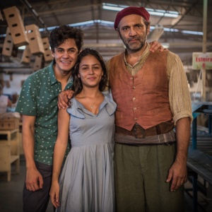 Lucas Veloso, Giullia Buscacio e Domingos Montagner - TV Globo/Divulgação - TV Globo/Divulgação