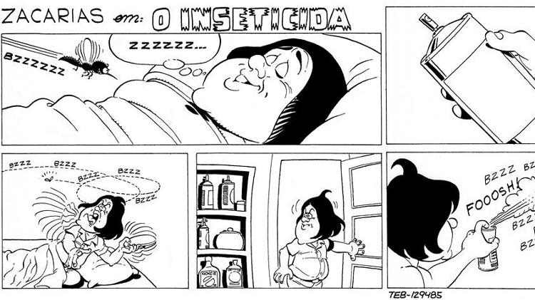 Zacarias em "O Inseticida", publicada pela editora Bloch - Divulgação - Divulgação