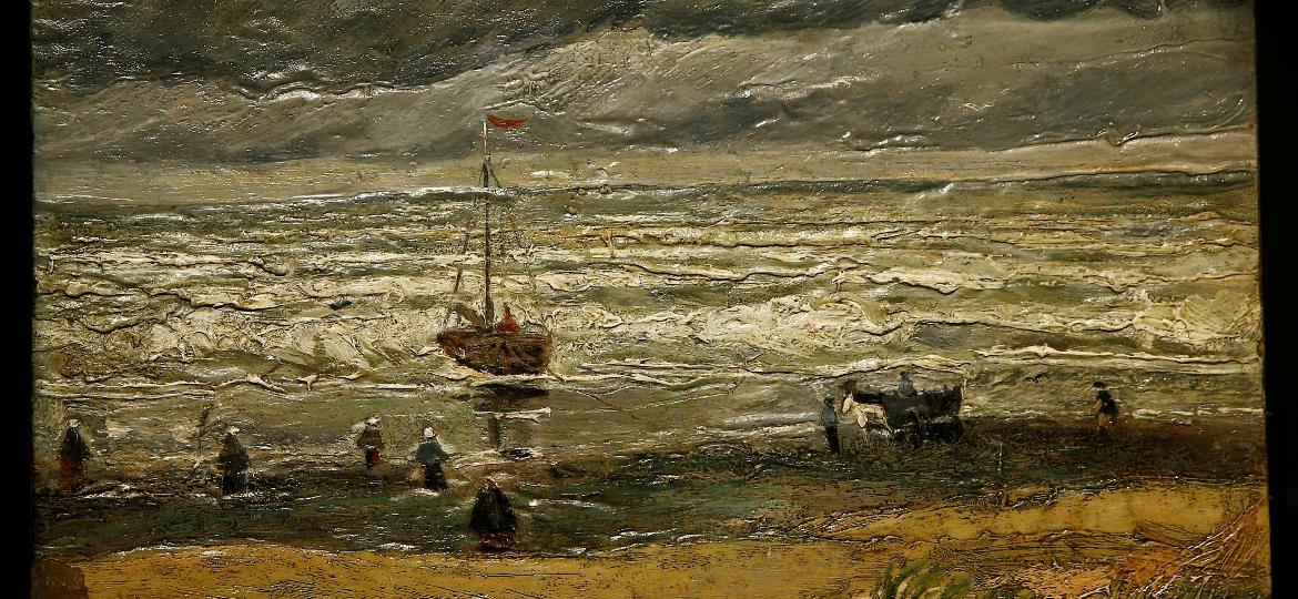 Obra "Vista do Mar de Scheveningen" (1882), de Van Gogh - MICHAEL KOOREN/Reuters