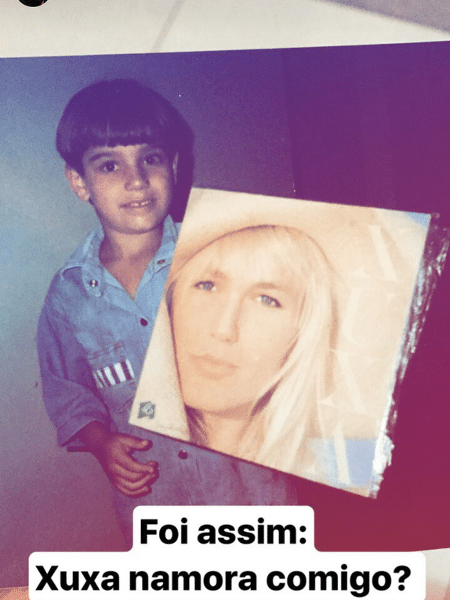 Cantor brinca que pediu a apresentadora em namoro - Reprodução/Instagram - Reprodução/Instagram