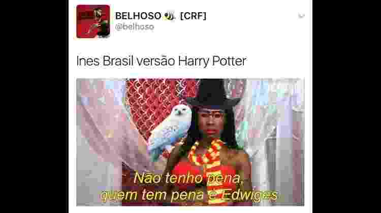 Internautas criaram memes com a Inês Brasil nas histórias de Harry ...
