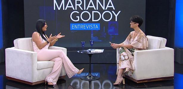 Gretchen e Mariana Godoy durante entrevista - Divulgação - Divulgação