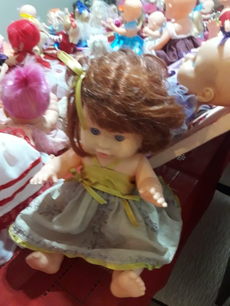 Confira algumas das bonecas já reformadas pela iniciativa - Acervo pessoal