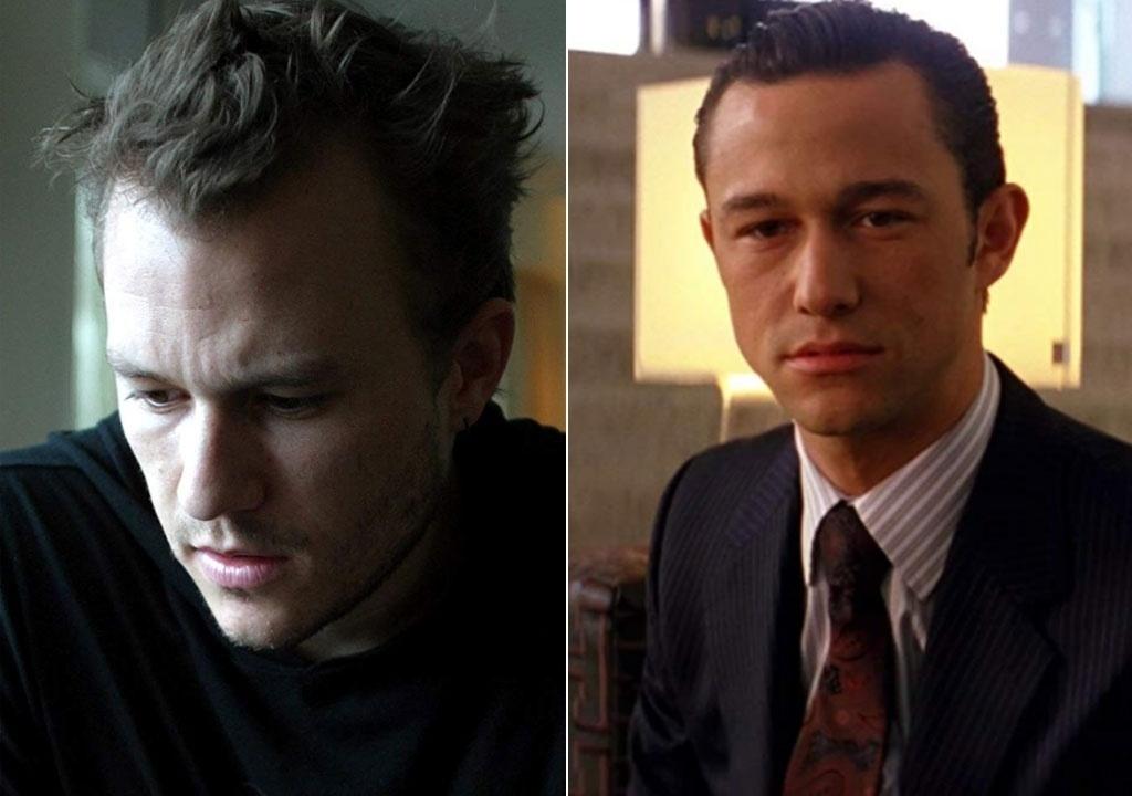 Heath Ledger (à esquerda) e Joseph Gordon-Levitt - Reprodução