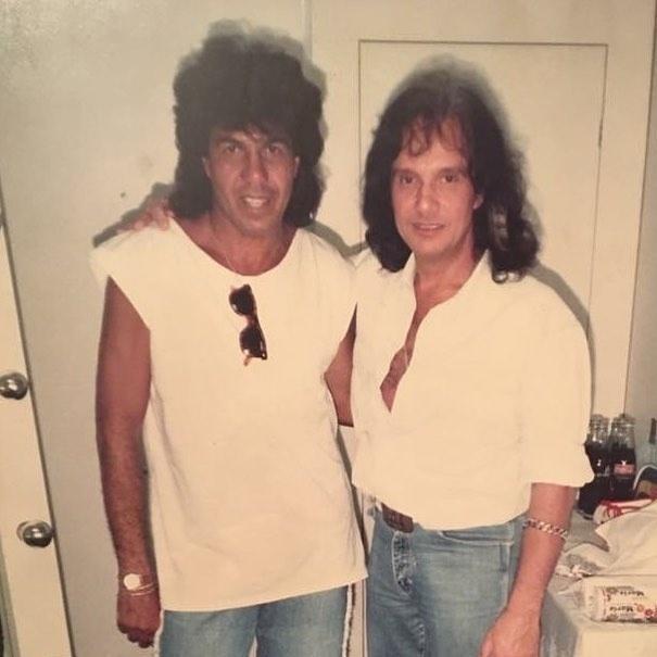 Marciano em foto antiga ao lado de Roberto Carlos - Reprodução/Instagram