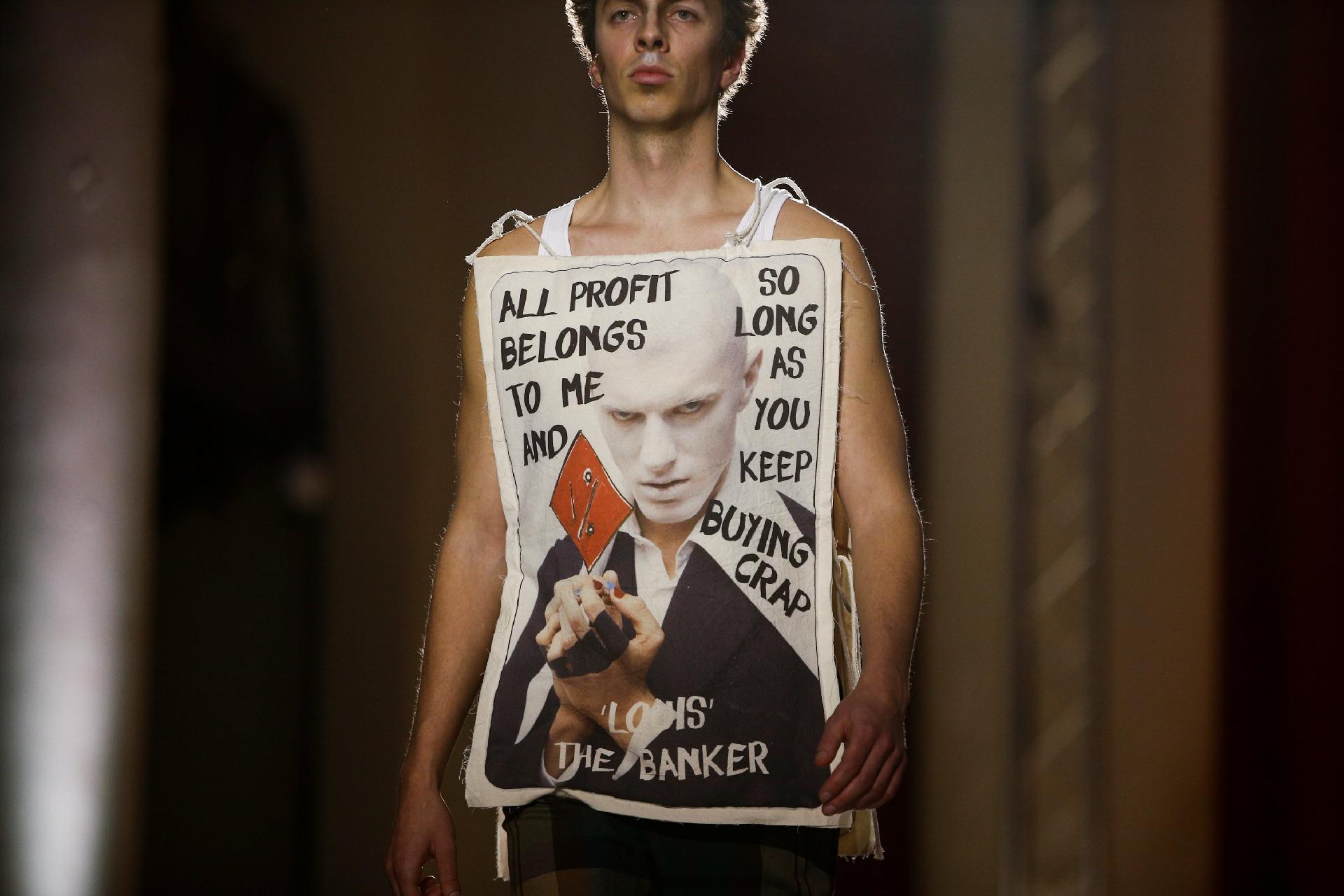 Vivienne Westwood na Semana de Moda de Londres - Reuters