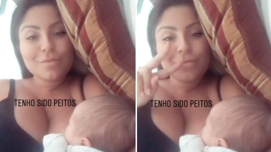 Andressa Miranda amamentando Bento - Reprodução/ Instagram