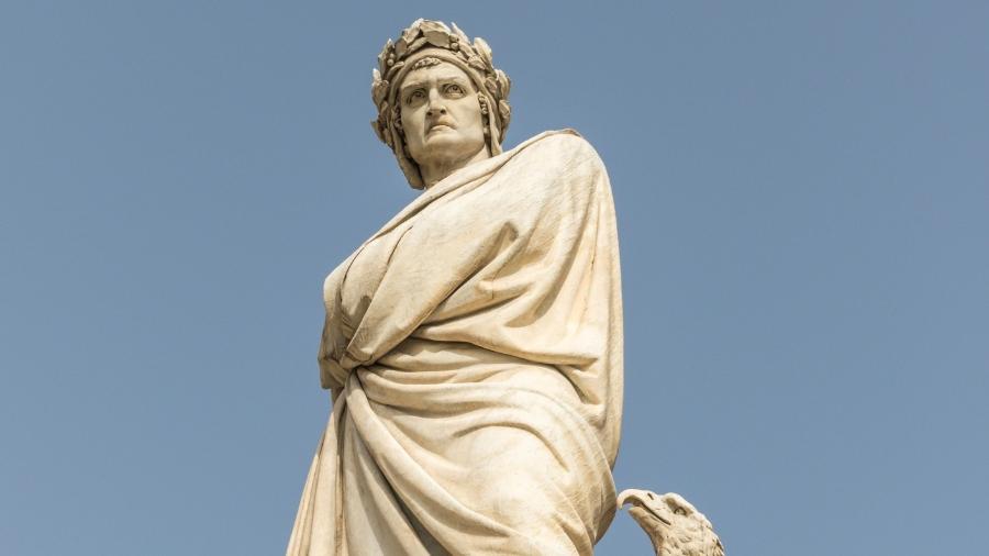 Monumento de Dante Alighieri, em Florença - Sergio Mendoza Hochmann/Getty Images