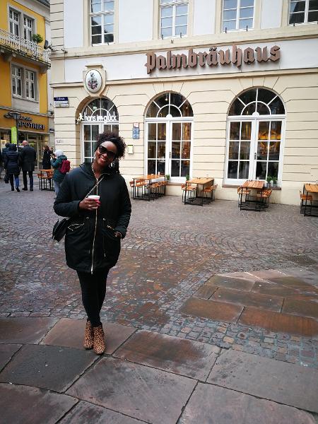 Bruna Palmeira, em Heidelberg, na Alemanha - Arquivo pessoal - Arquivo pessoal