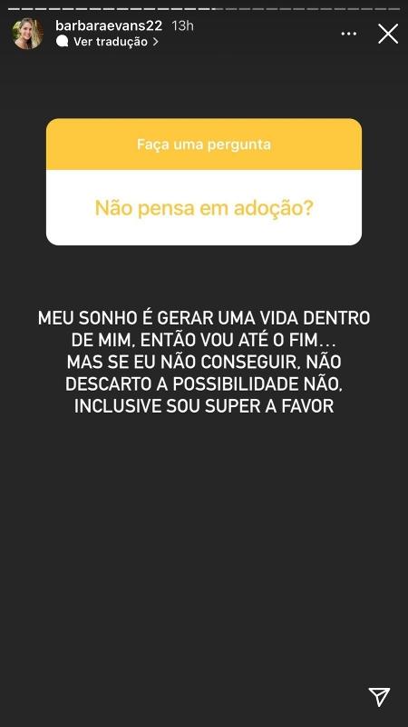 Bárbara Evans - Reprodução/Instagram - Reprodução/Instagram