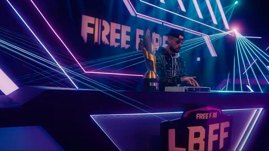 Cena do clipe de "Sonho de LB", música-tema da Liga Brasileira de Free Fire - Reprodução/Garena