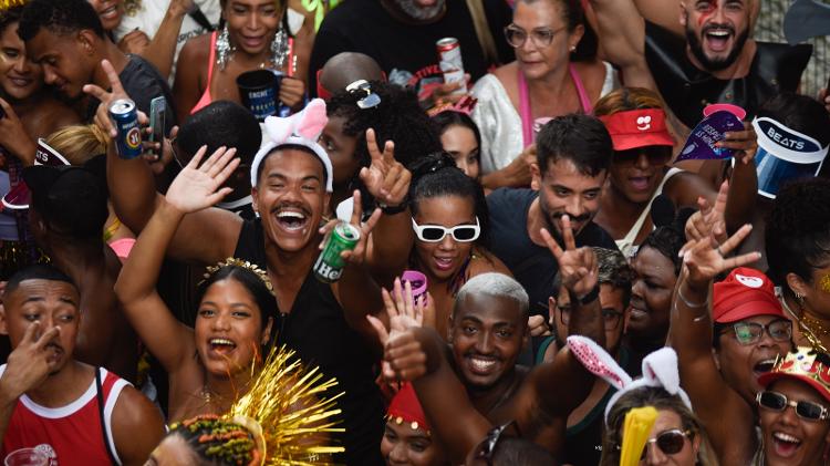 Mesmo no fim do Carnaval, o Monobloco atraiu multidões de foliões