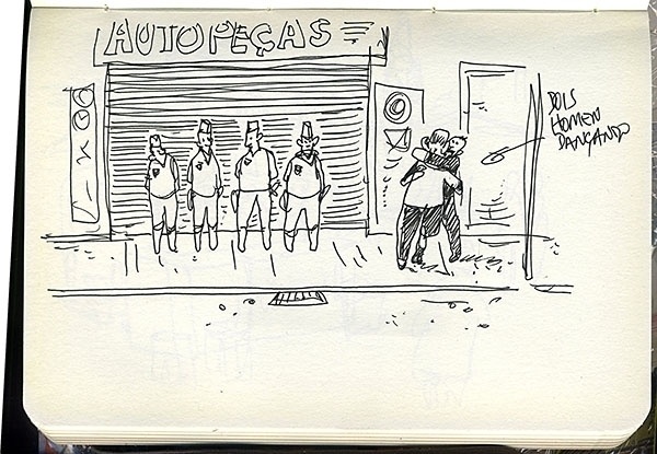 Charge do cartunista Orlando Pedroso sobre a Virada Cultural 2015 - Orlando Pedroso/UOL