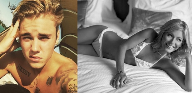 O cantor Justin Bieber publicou foto da apresentadora Kelly Ripa em seu Instagram