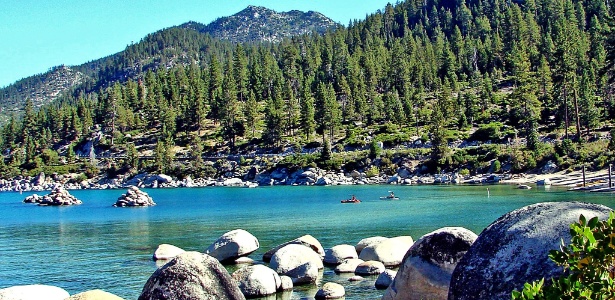 O lago Tahoe está localizado entre os Estados da Califórnia e Nevada - Don Graham/Creative Commons