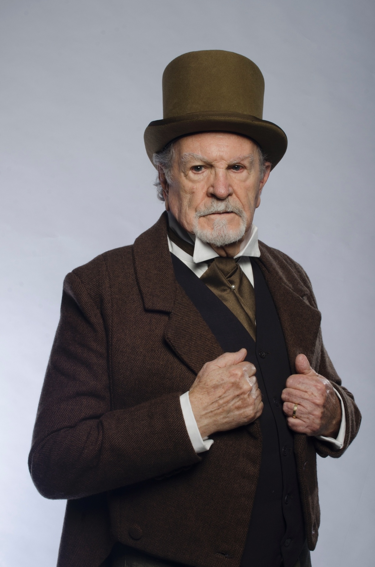 30.mai.2016 - Antonio Petrin interpreta o Coronel Custódio em "Escrava Mãe" - Divulgação/Record/Antonio Chahestian