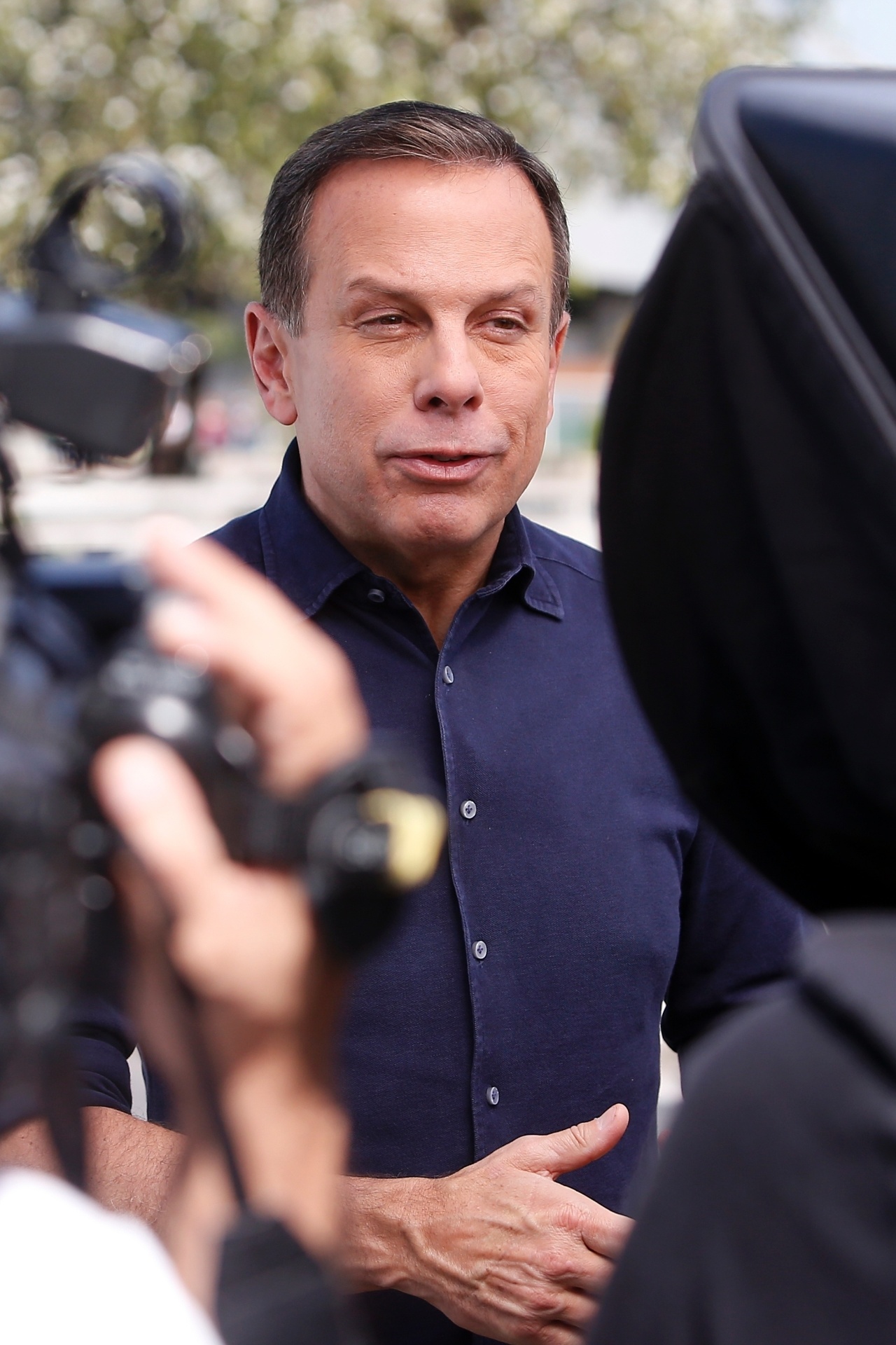 27.ago.2016 - O candidato à Prefeitura de São Paulo João Doria faz campanha na Bienal - Leonardo Benassatto/Futura Press/Estadão Conteúdo