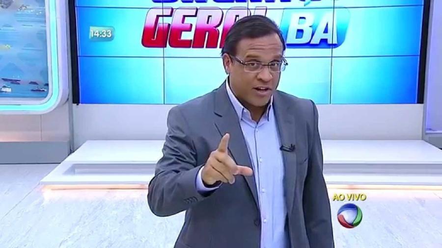 Zé Eduardo, o Bocão, do "Balanço Geral" Bahia: o maior ibope da TV Record no Brasil - Reprodução
